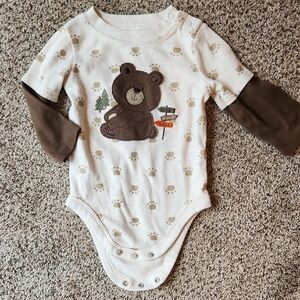 Garanimals | Brown Bear Print Kids One Piece